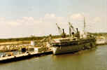 USS Orion AS18 Charleston, SC about 1974